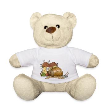 Schnecke - Teddy - Weiß - Vorne