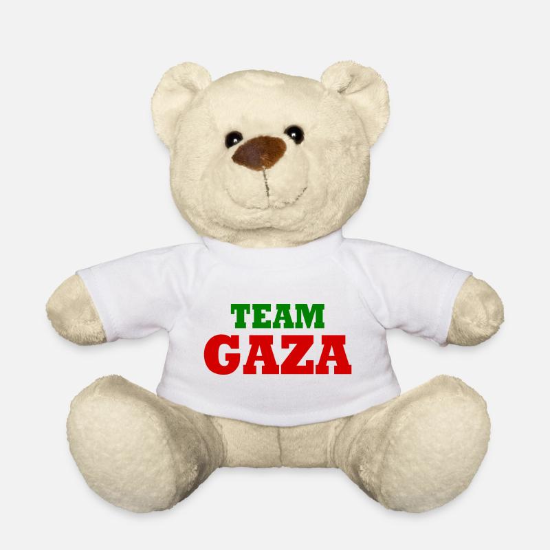 Team gaza - Teddy Bear - white