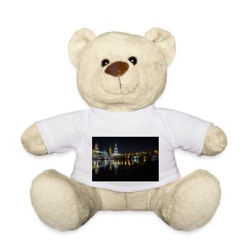 Dresden bei Nacht - Teddy - Weiß - Vorne