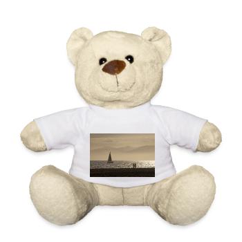 Evening atmosphere at Venice Beach - Teddy Bear - white - Front