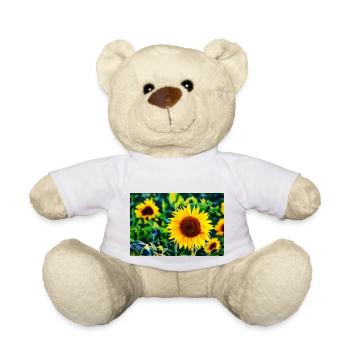 Sonnenblumen - Teddy - Weiß - Vorne