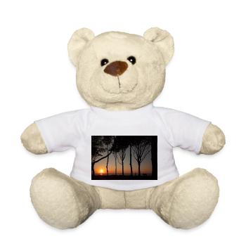 Coucher de soleil sur la mer Baltique - Nounours - blanc - Devant
