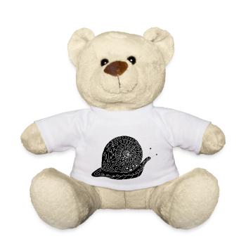 Schnecke - Teddy - Weiß - Vorne