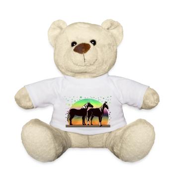 Chevaux - Nounours - blanc - Devant