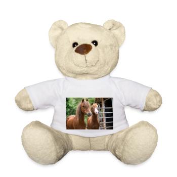 Jana und Josy die beiden Reitponystuten - Teddy - Weiß - Vorne