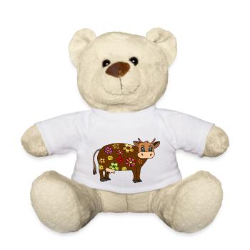 Kuh - Teddy - Weiß - Vorne