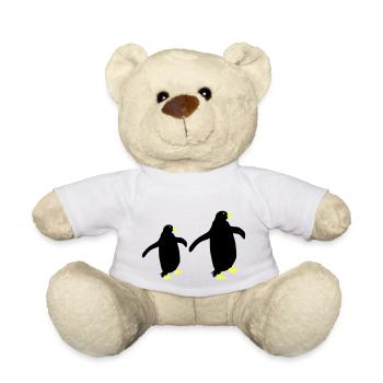 Silhouette de pingouin 2 - Nounours - blanc - Devant