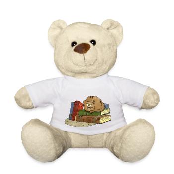Cat - Teddy Bear - white - Front