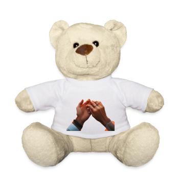 Hand to hand - Teddy Bear - white - Front