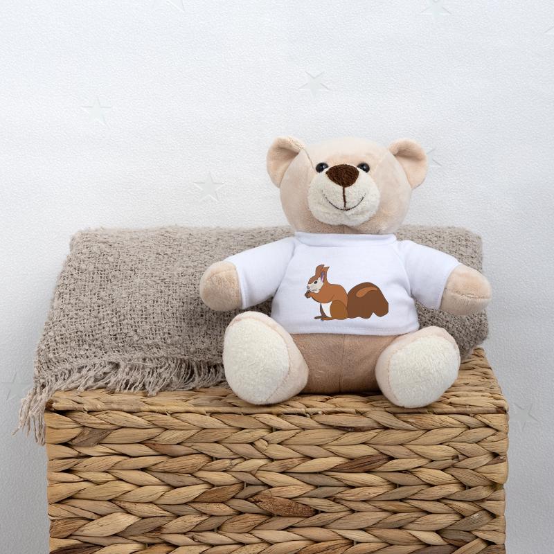 Eichhörnchen mit Nuss Teddy