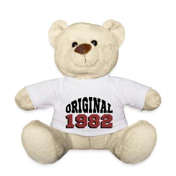 Original 1982 - Teddy Bear - white - Front