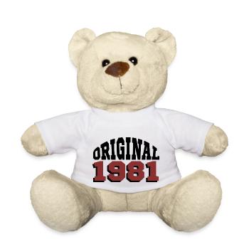 Original 1981 - Nounours - blanc - Devant