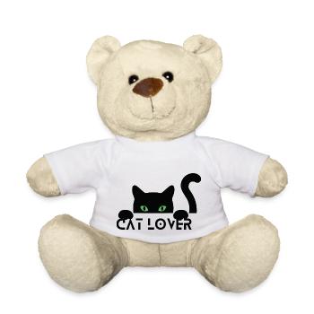 cat lover - Nounours - blanc - Devant
