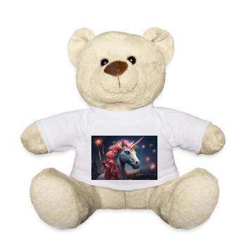 Feux d’artifice licorne - Nounours - blanc - Devant