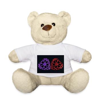 DUO COEUR - Nounours - blanc - Devant