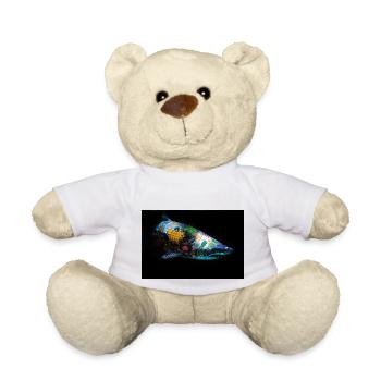 Graffiti Requin by Blach® - Nounours - blanc - Devant