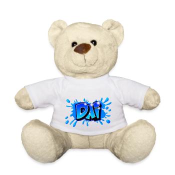 Graffiti name DAI "DAI" printable on everything - Teddy Bear - white - Front