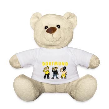 Dortmund Beer Drinkers For Football Fans - Teddy Bear - white - Front