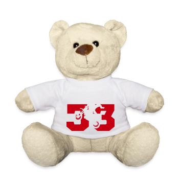 Moto 33 biker - Teddy Bear - white - Front