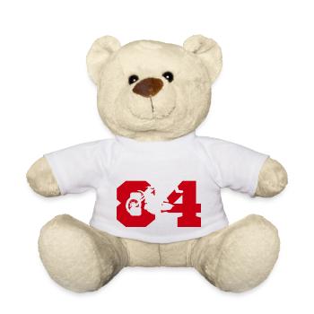 Moto 84 motard - Teddy Bear - white - Front