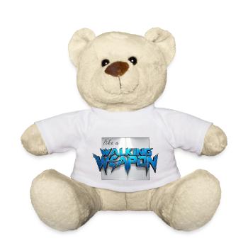 wie eine wandelnde Waffe - Teddy - Weiß - Vorne