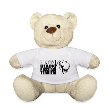 TEAM Black Russian Terrier Hunde Hund Wilsigns - Teddy - Weiß - Vorne