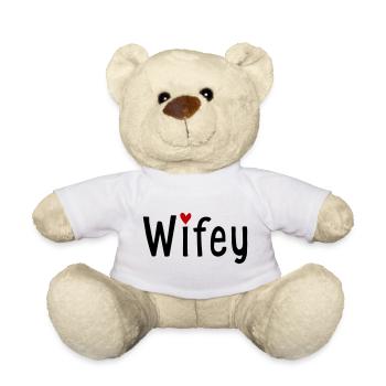 Ehefrau - Teddy - Weiß - Vorne