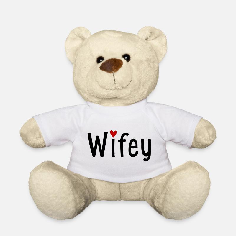 Ehefrau - Teddy - Weiß