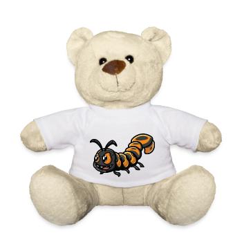 Mille-pattes - Nounours - blanc - Devant