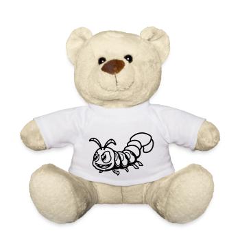 tausendfüßler comic - Teddy - Weiß - Vorne