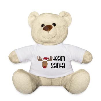 Lustiges Team zu Weihnachten - Teddy - Weiß - Vorne