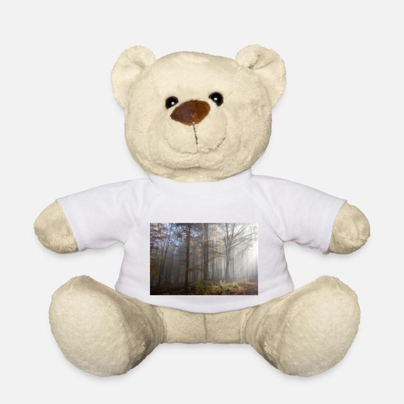 Herbststimmung - Teddy - Weiß
