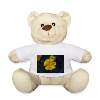 gelbe Blume - Teddy - Weiß - Vorne