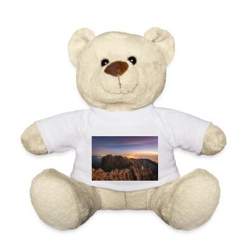Alpenglühen auf dem Gipfel des Olymps in Griechenland - Teddy - Weiß - Vorne