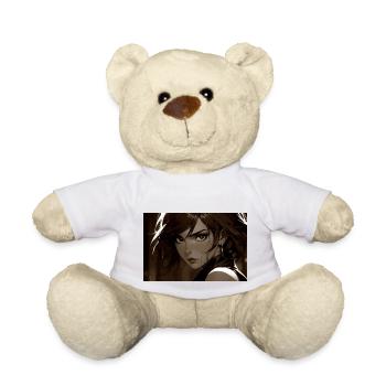Femme Fatale im sepiafarbenen Retro-Look - Teddy - Weiß - Vorne