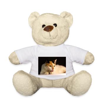 The cat - Teddy Bear - white - Front