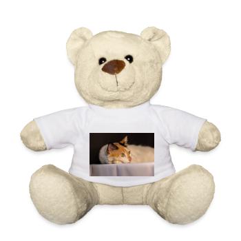 The cat - Teddy Bear - white - Front