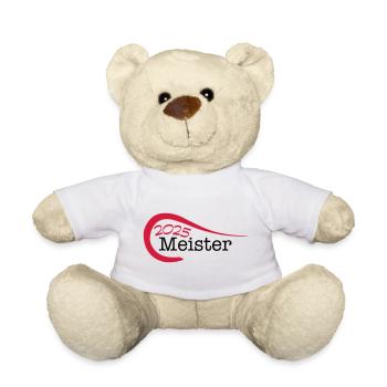 Meister 2025 Meisterschaft - Teddy - Weiß - Vorne