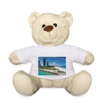 Miami Beach Piermit Wolkenkratzer - Teddy - Weiß - Vorne