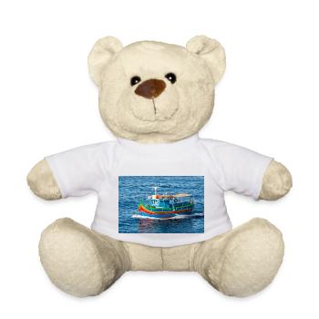 Malta traditionelles Fischerboot Luzzu - Teddy - Weiß - Vorne