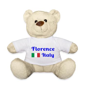 Florence, Italie - Imprimés élégants - Nounours - blanc - Devant
