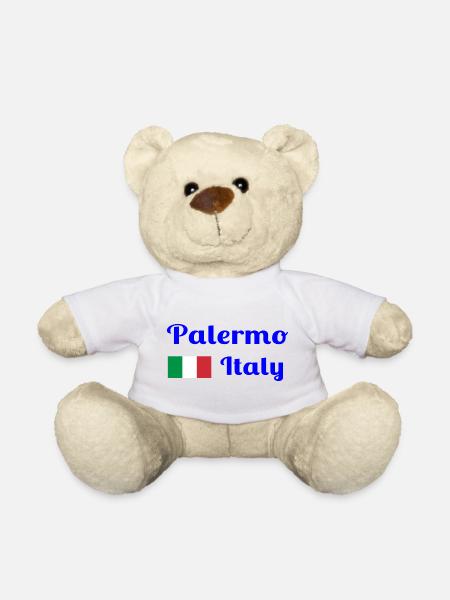 Palerme, Italie - Imprimés élégants - Nounours - blanc