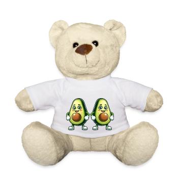 Avocado 2 - Teddy Bear - white - Front