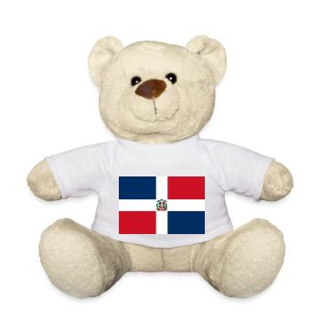 Dominican Republic - Teddy Bear - white - Front