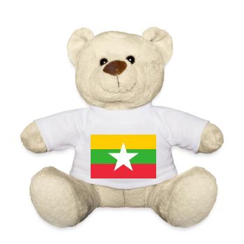 Myanmar - Nounours - blanc - Devant
