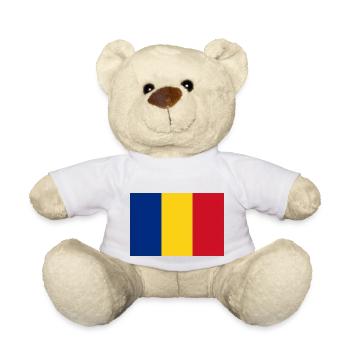 Roumanie - Nounours - blanc - Devant