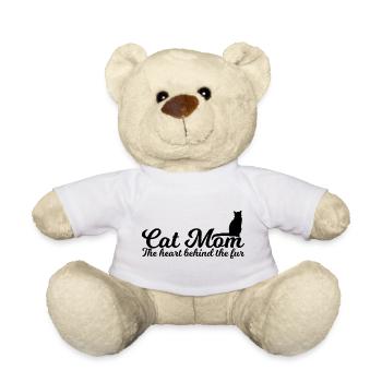 Katzenmama - Teddy - Weiß - Vorne