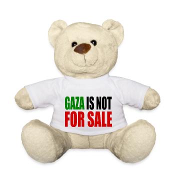 gaza is not for sale - Nounours - blanc - Devant