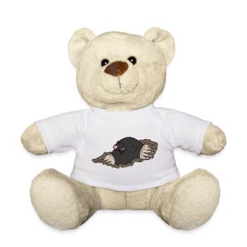 Mole - Teddy Bear - white - Front