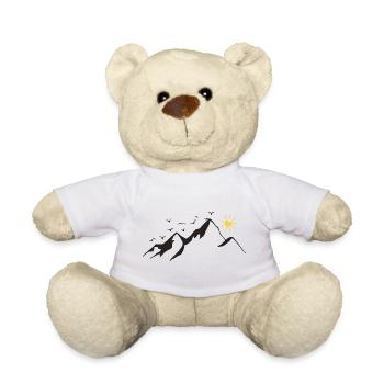 Berge Natur wandern - Teddy - Weiß - Vorne